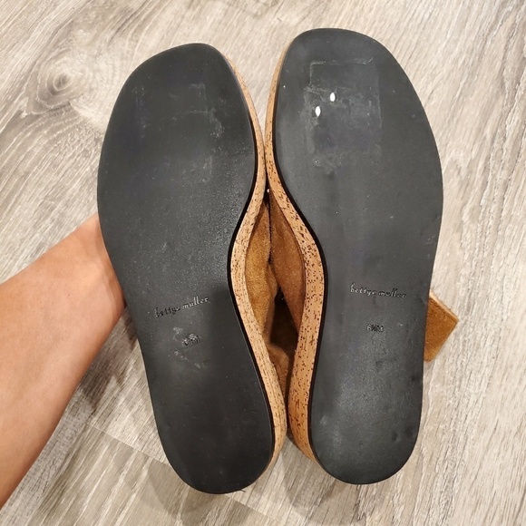 NEW Bettye Muller Lace Up Gladiator Wedge Sandals - Picture 7 of 7